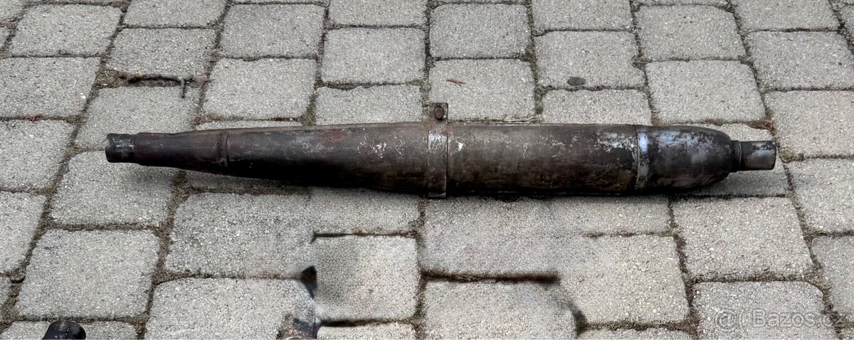 Jawa 50 pionýr, fichtl - výfuk - 2