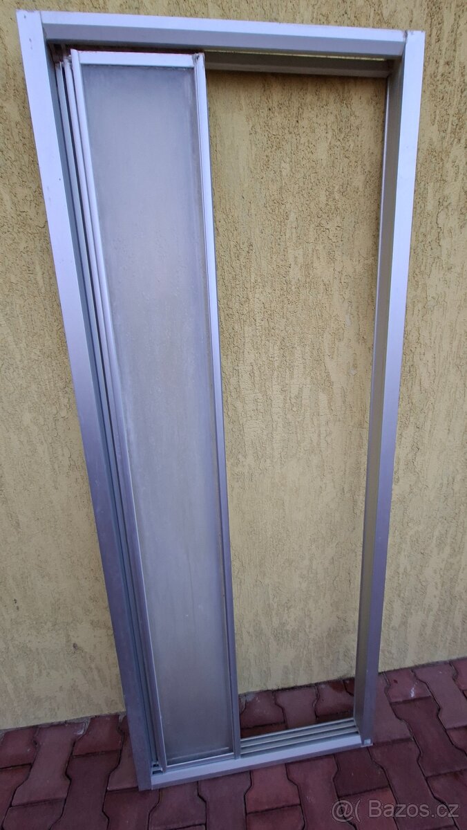 Sprchové dveře vcetně rámu šíře 76.5 cm - 2