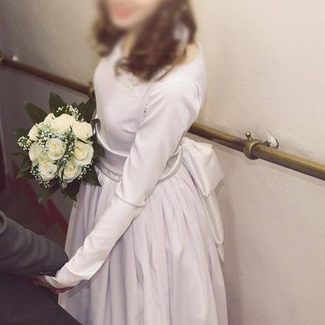 Svatební šaty dlouhý rukáv, vel. 36-38 - 2