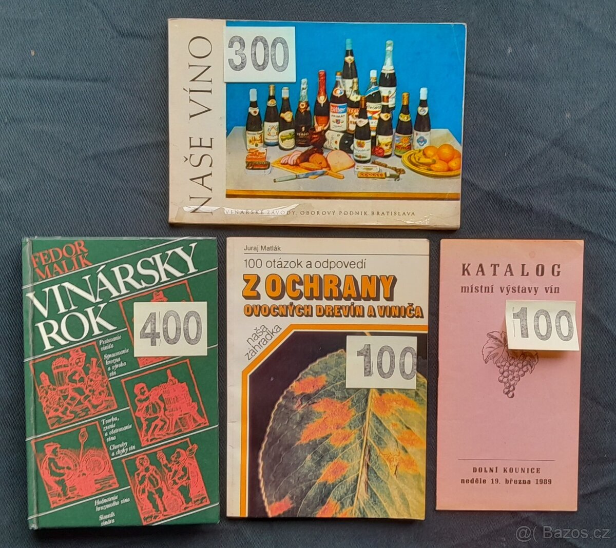 VÍNO - VINAŘSTVÍ - KNIHY - CENY UVEDENY - 2