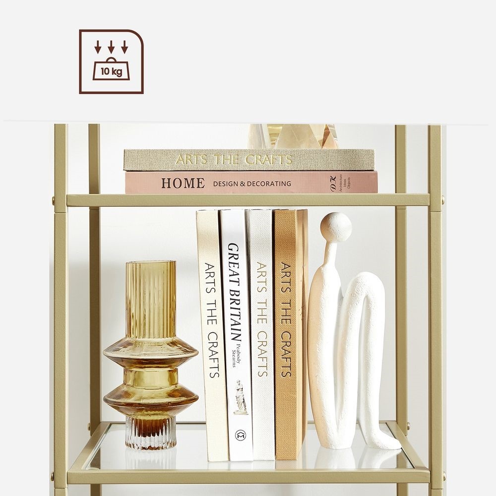 NOVÝ Regál / police z tvrzeného skla - LGT029A01 - 2