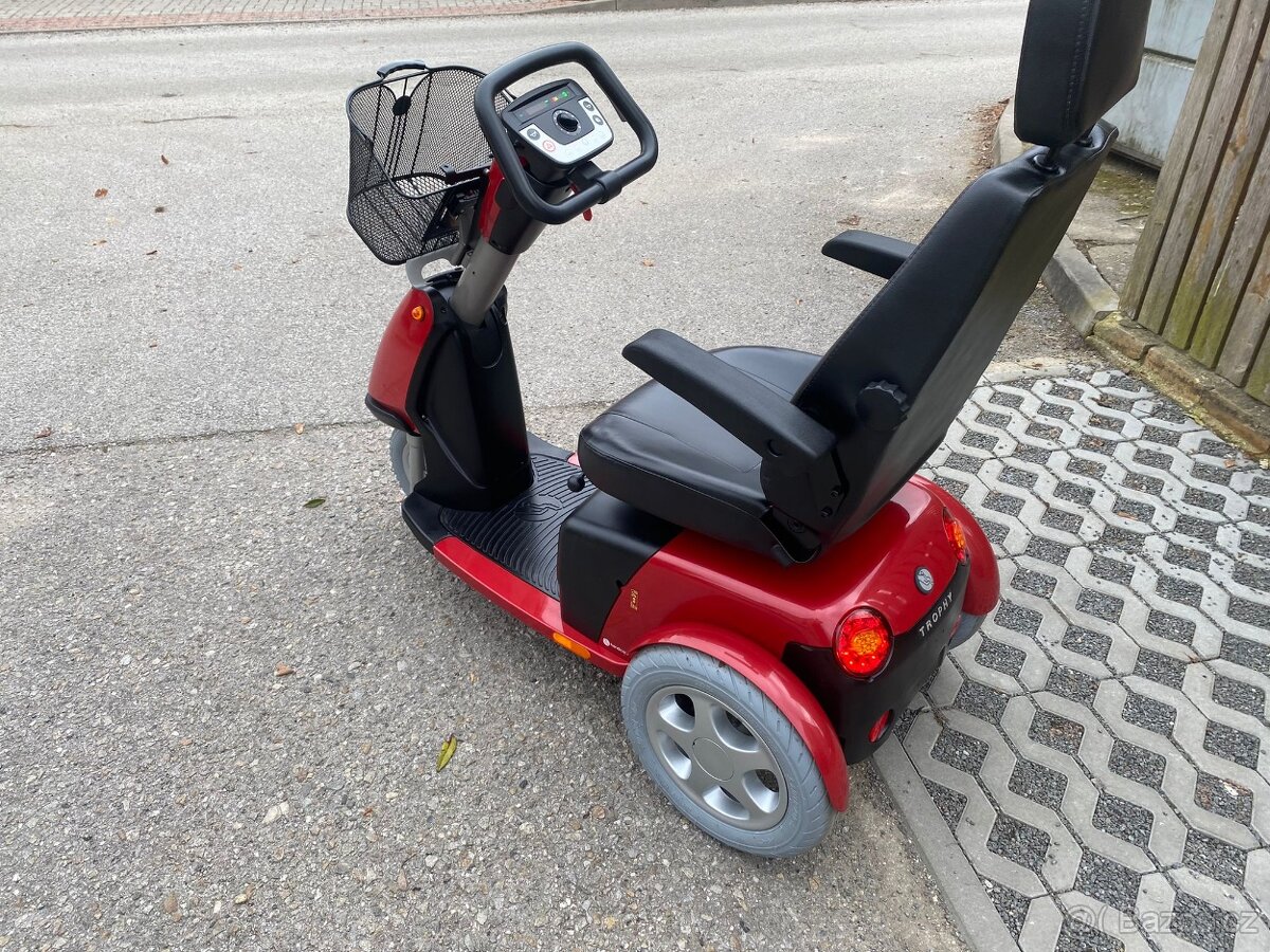 Elektrická tříkolka pro seniory, invalidní skútr - 2