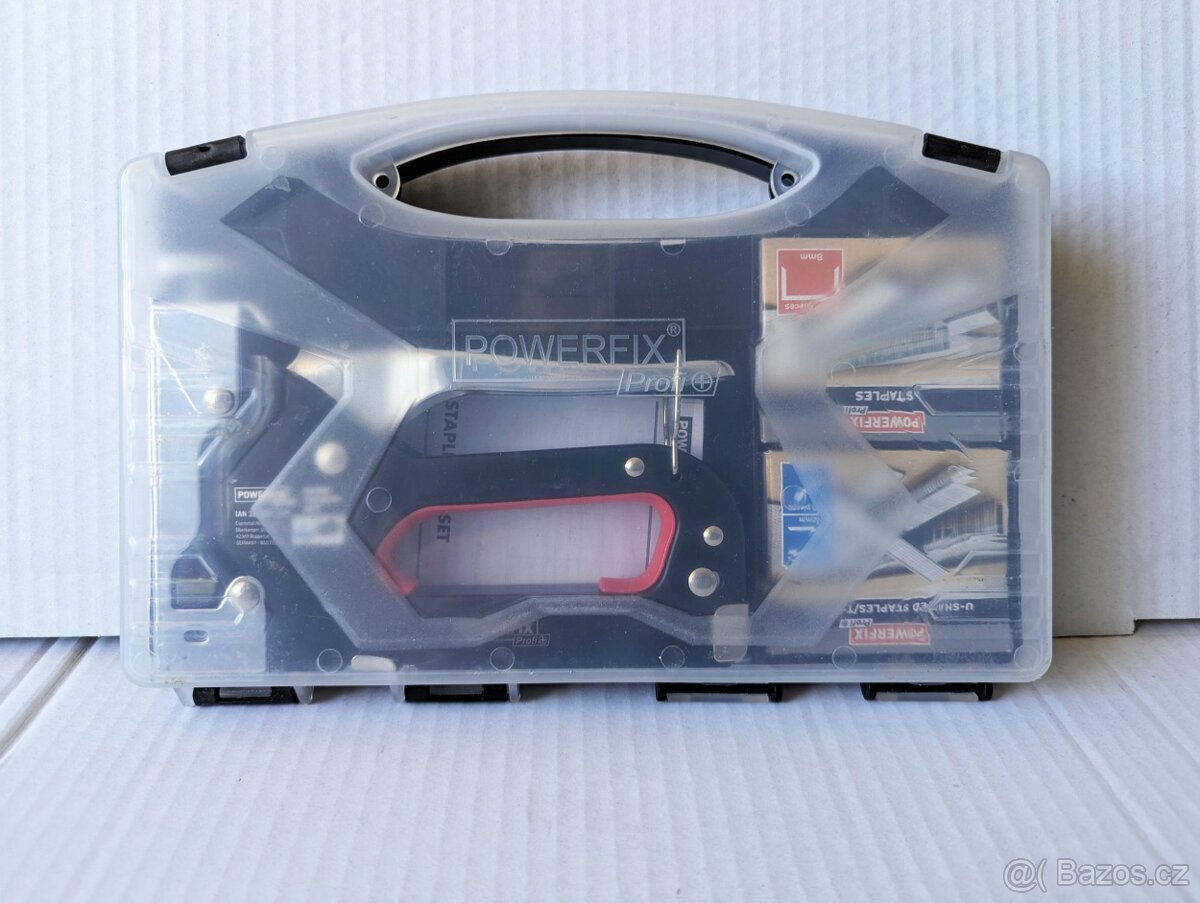 Sponkovačka POWERFIX v sadě a boxu - 2
