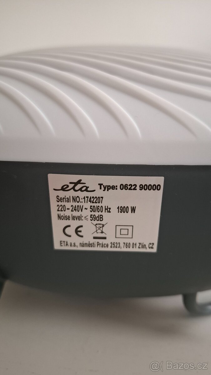 Teplovzdušný ventilátor - 250 Kč - 2