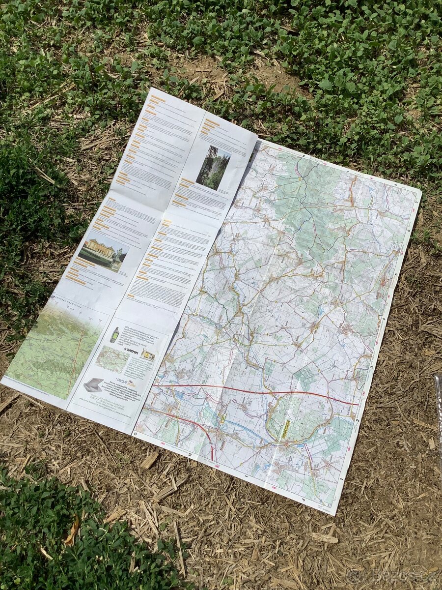 mapa OKOLÍ BRNA VÝCHOD, MORAVSKÝ KRAS - 2