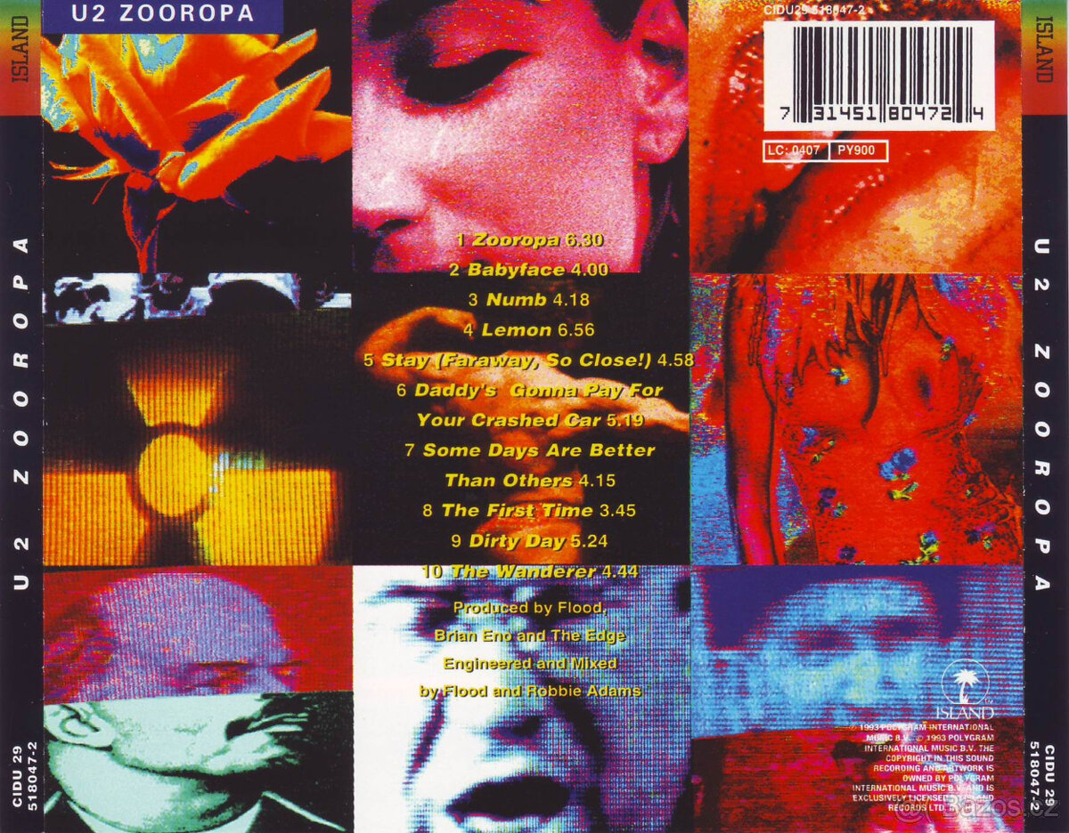 CD U2 - Zooropa - 2