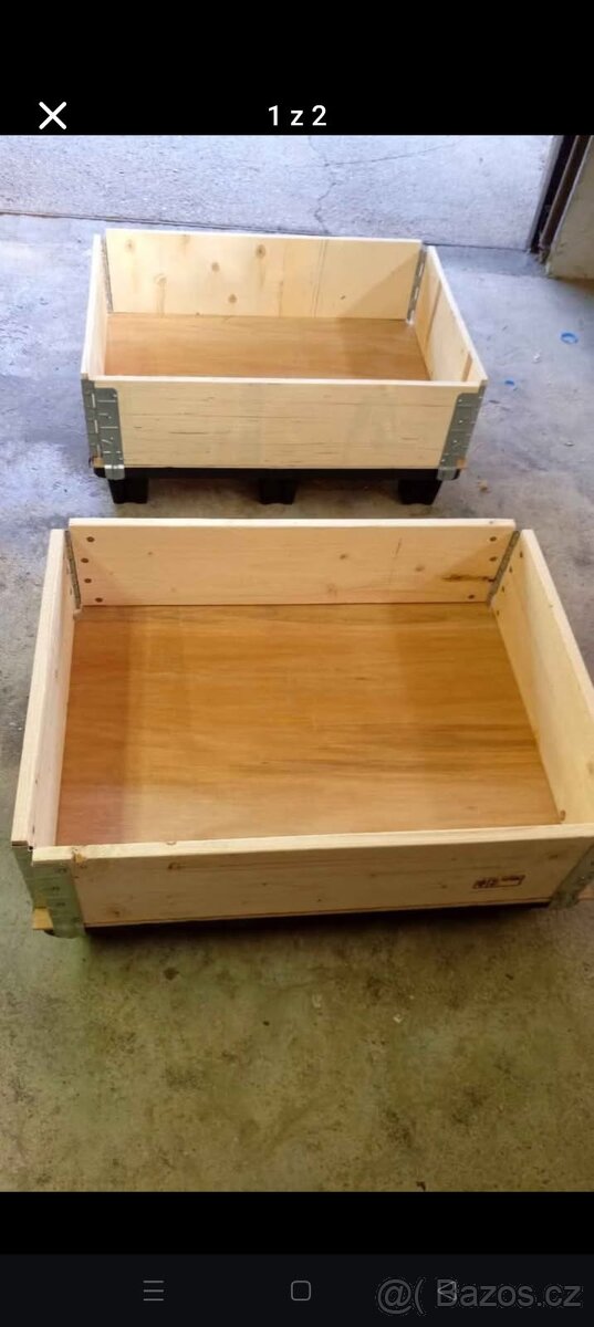 Dřevěné ohrádky/truhlíky - 2