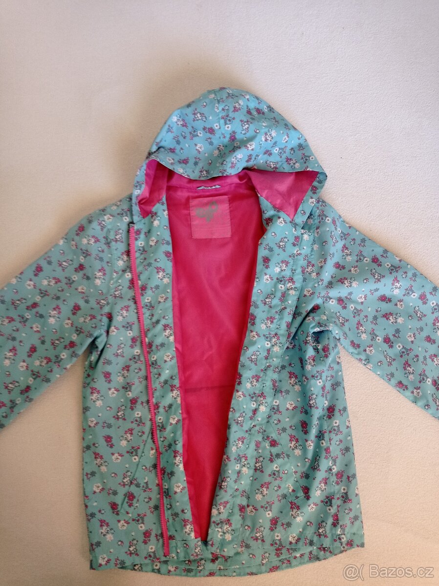 Dívčí nepromokavá bunda, vel. 146 -152 - 2
