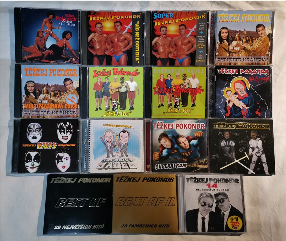 LUNETIC / TĚŽKEJ POKONDR - KOMPLET DISKOGRAFIE NA CD - 2