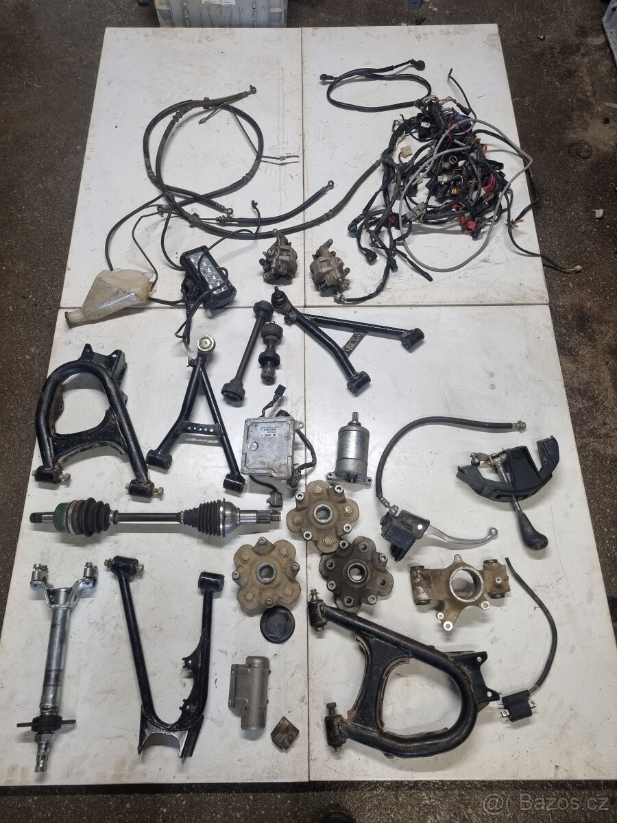 Yamaha grizzly 700 díly - 2