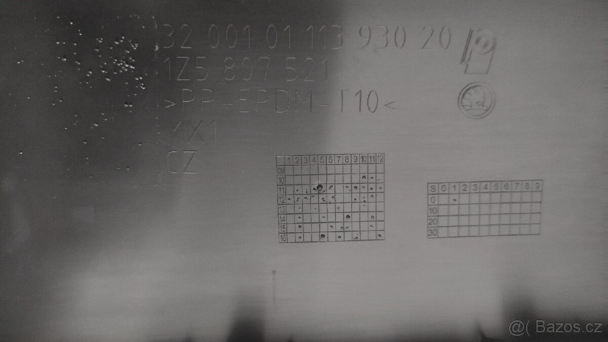 lišta nárazníku Škoda Octavia 2 spojler nárazníku - 2