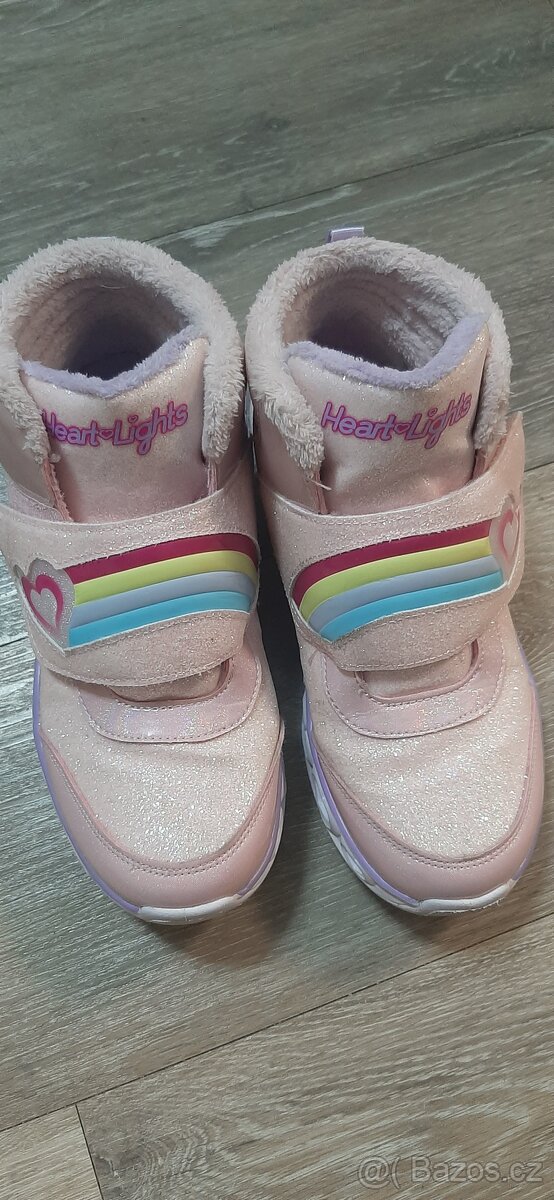 Skechers svítící vel. 36 zimní - 2