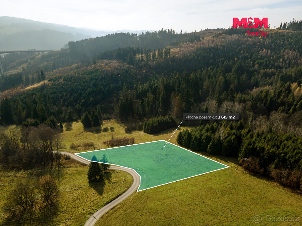 Prodej pole, 3615 m², Hrčava - 2