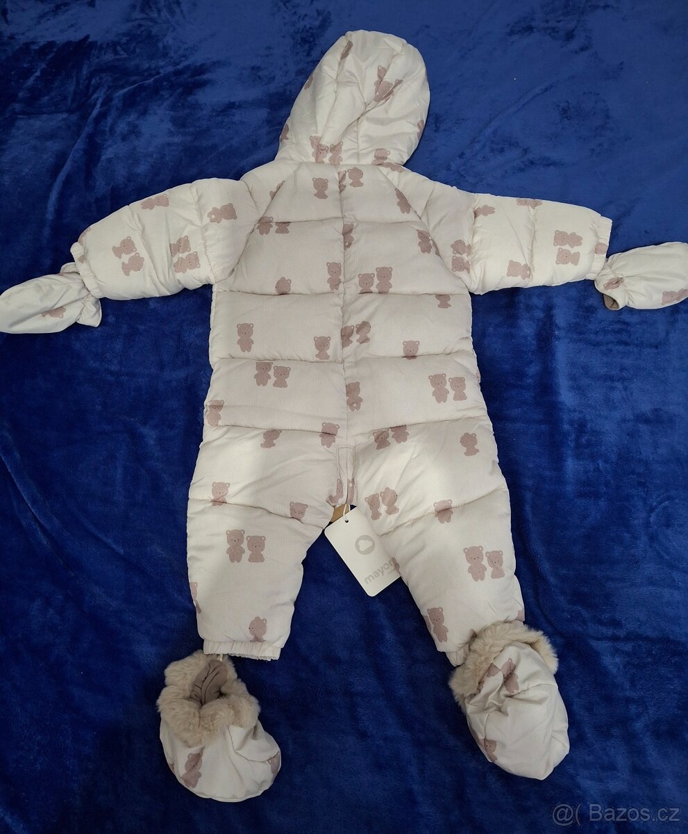 Mayoral zimni kombinéza/ kojenecký overal, vel. 2-4 měs. - 2