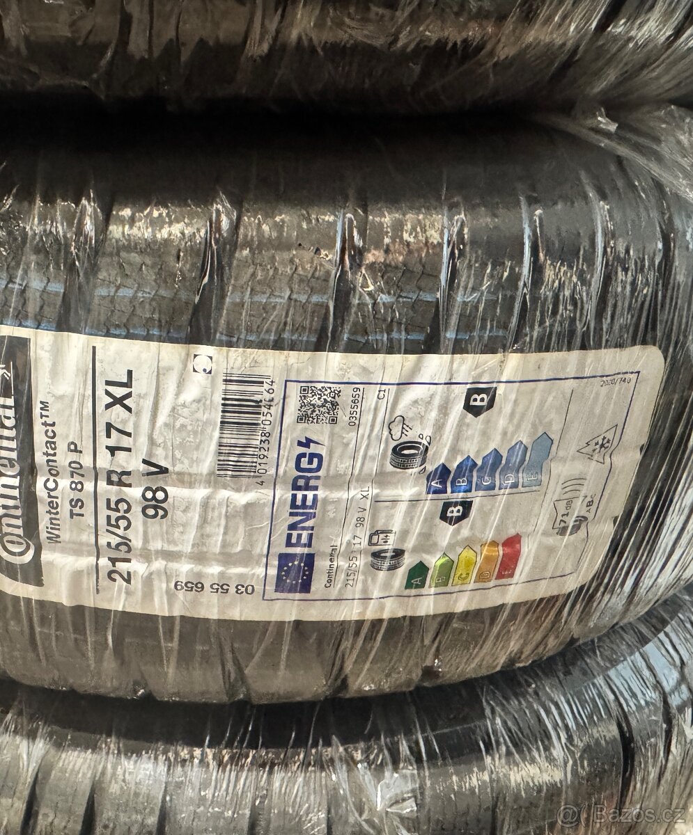 Nové Zimní komplety Škoda Superb originál 215/55 R17” - 2