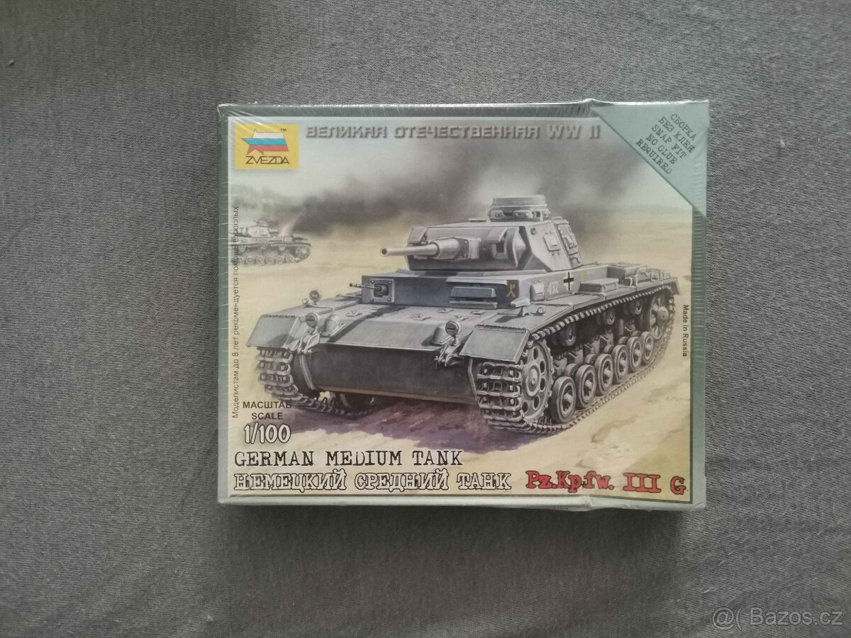 Pz.Kpfw. III Ausf. G | Zvezda | 6119 | 1:100 | Nerozbaleno - 2