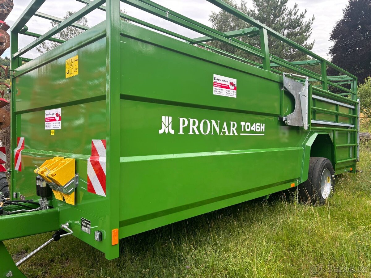 Přepravník zvířat Pronar T046 H klek , dobytčák - 2