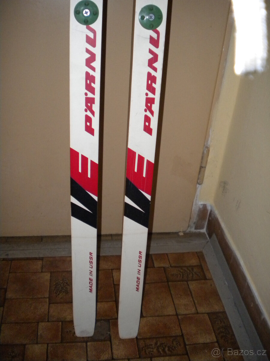 Dřevěné retro běžky Visu Extra Parnu - 2