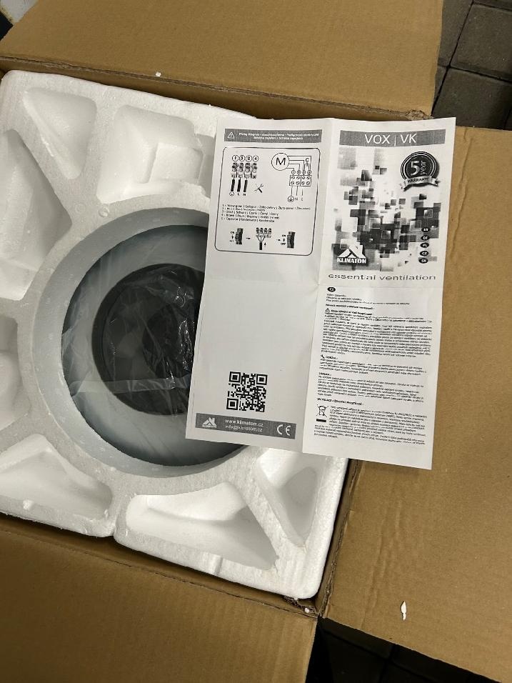 radiální potrubní ventilátor - 2