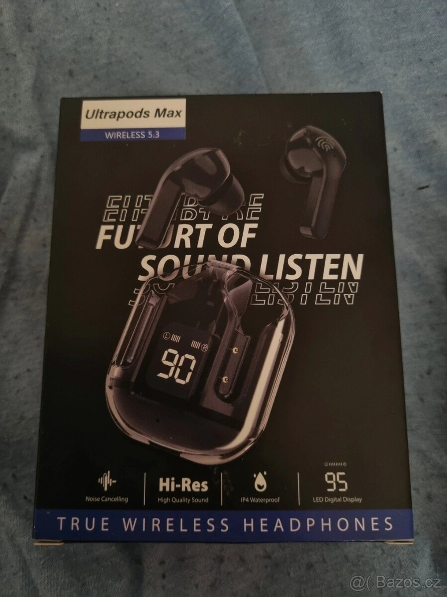 Malá transparentní bezdrátová sluchátka - 2