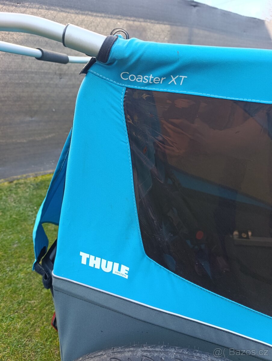 Prodám cyklovozik Thule pro dvě deti - 2