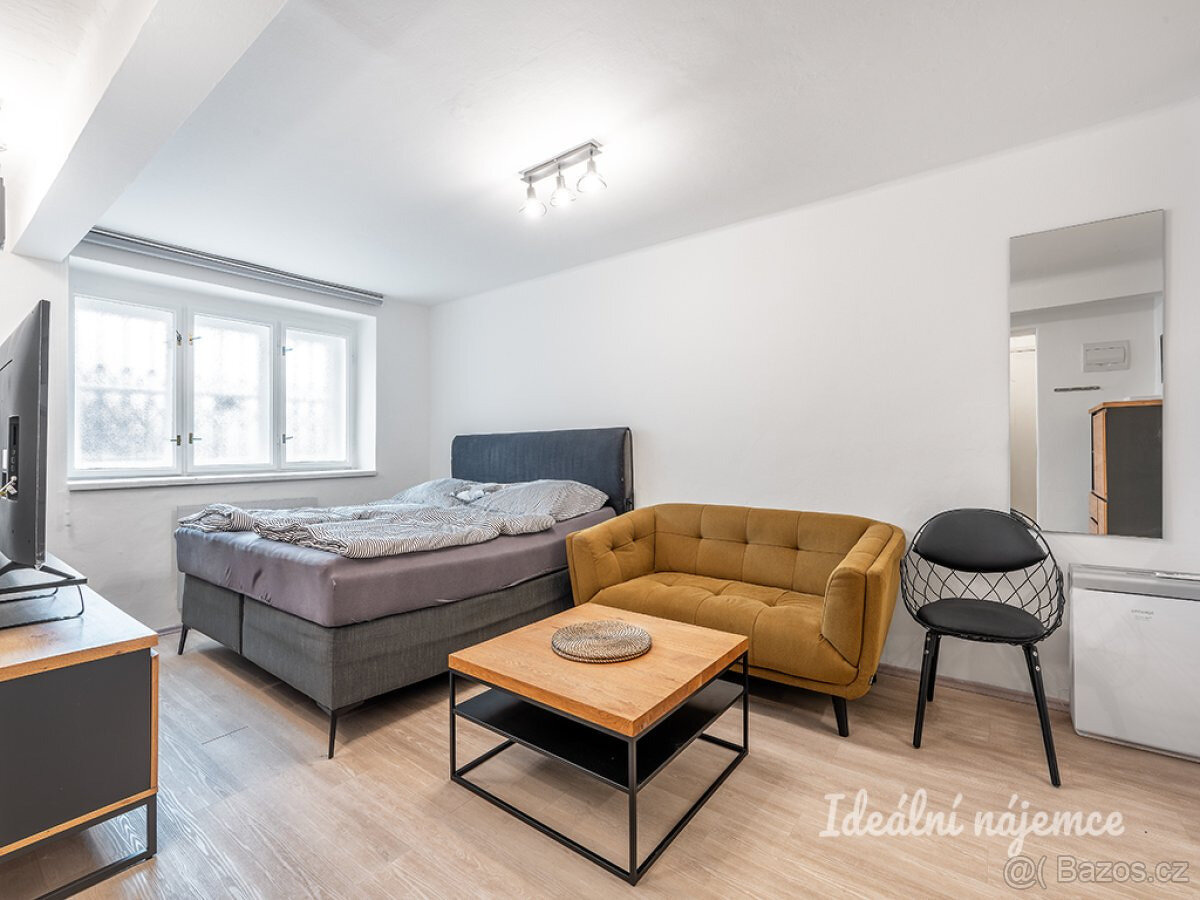 Pronájem bytu 1+kk, Za Strahovem, Břevnov, 17500 Kč/měs, 24 - 2