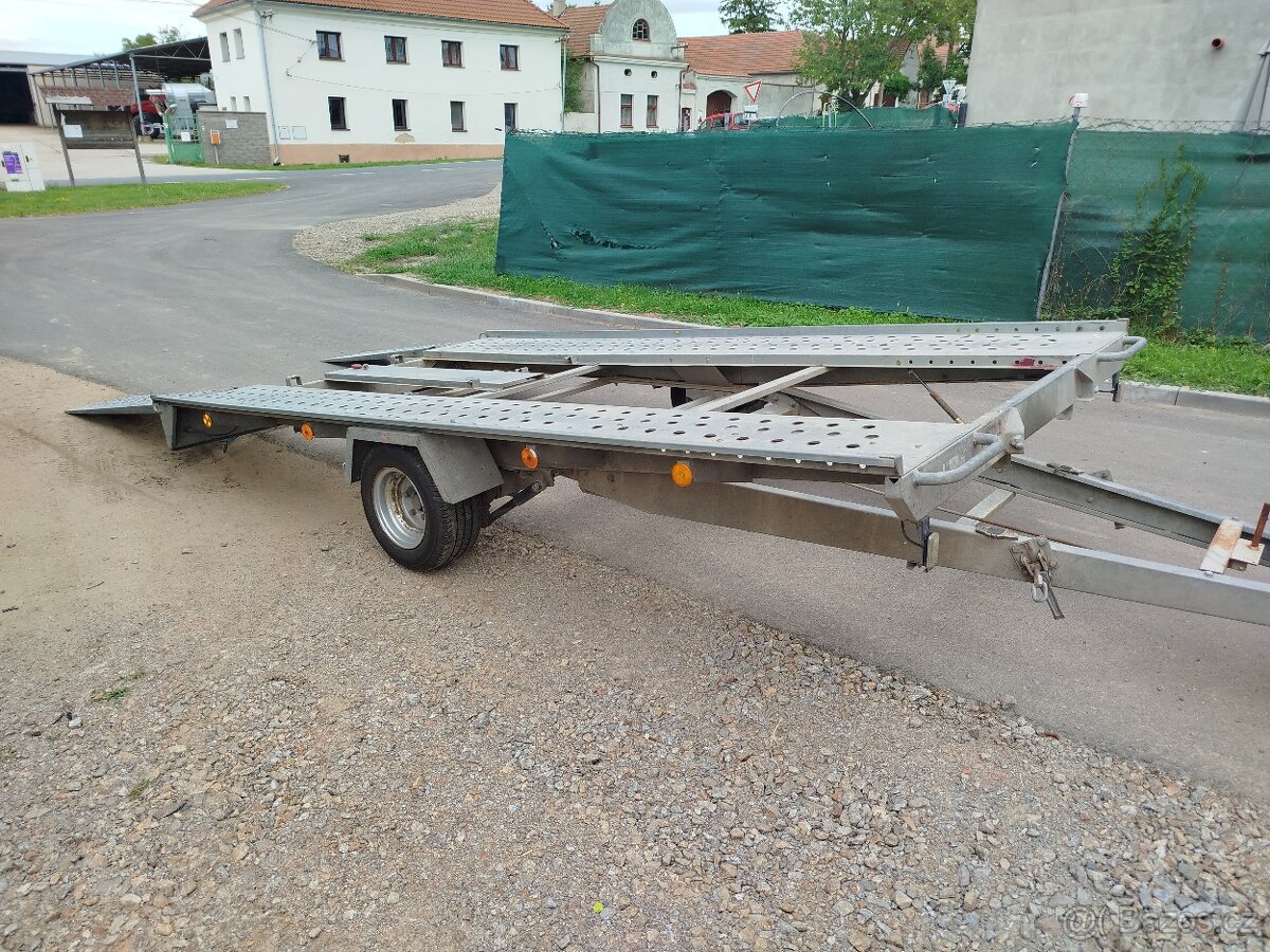 Sklopný přepravník vozidel Pongratz 1500kg - 2