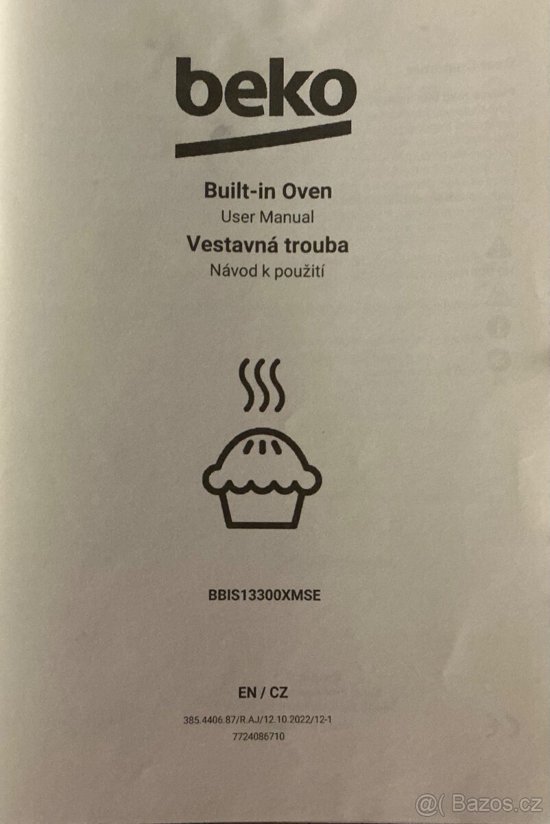 Vestavná parní trouba Beko - 2