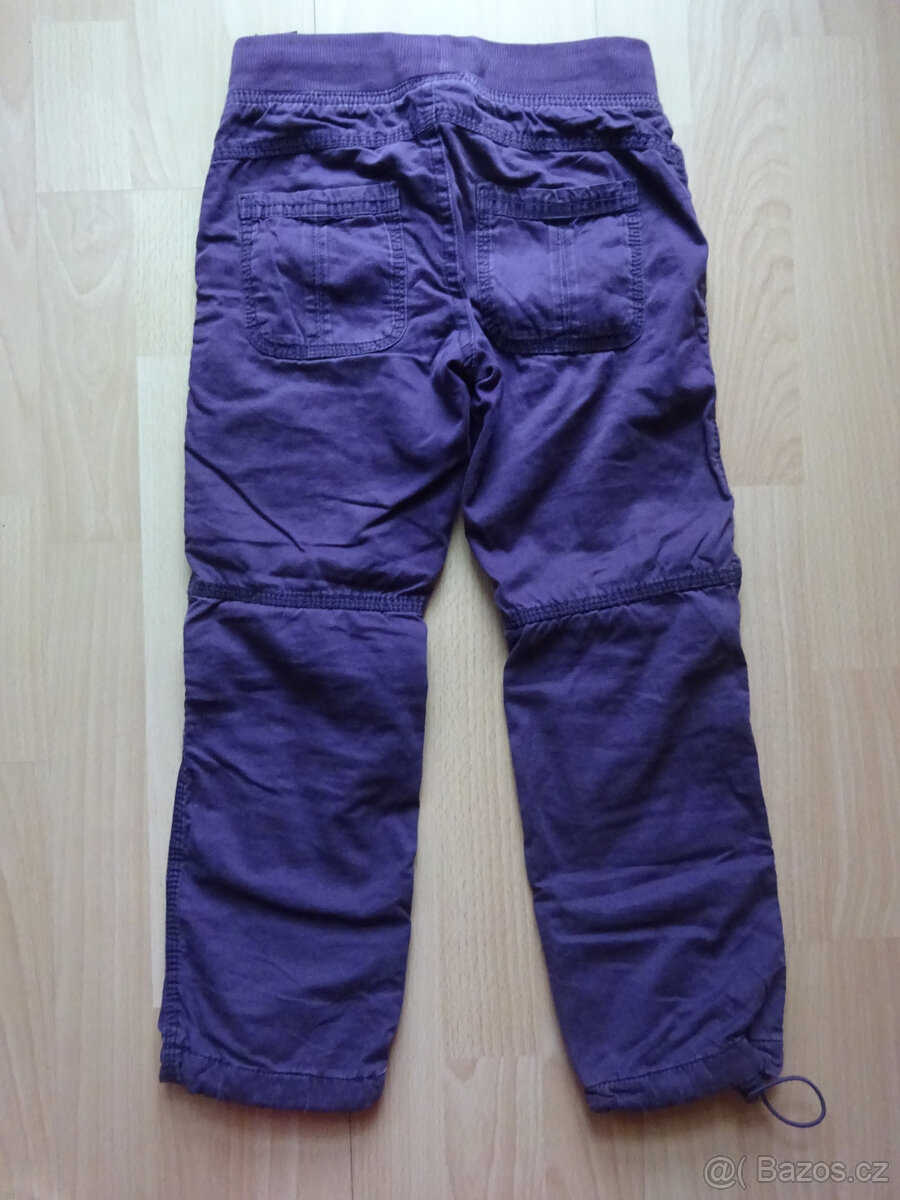 Dívčí vyteplené kalhoty zn. H&M vel. 128 - 2