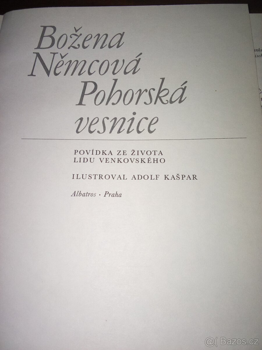 Božena Němcová - PODHORSKÁ VESNICE - 2