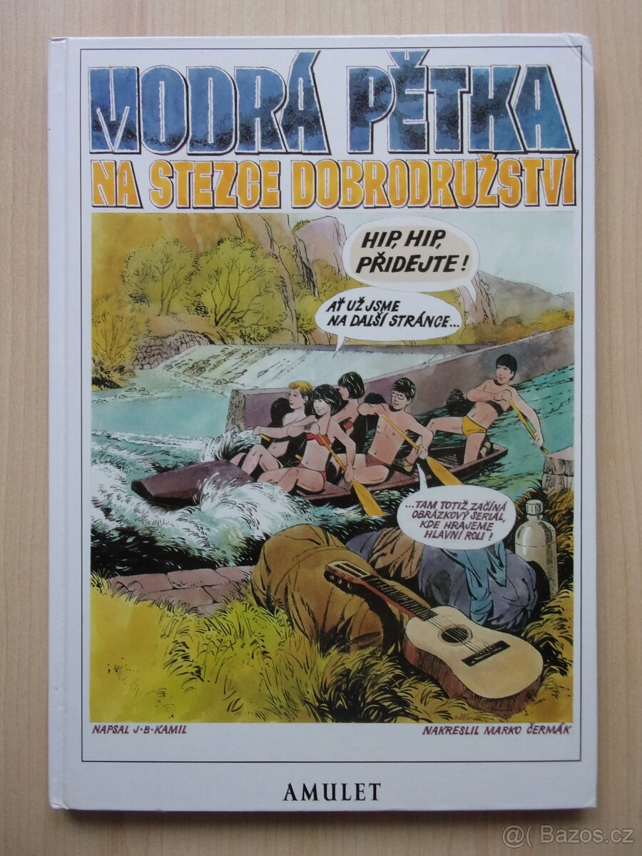 KOMIKS - MODRÁ PĚTKA, J. VERNE - PĚT NEDĚL V BALONĚ - 2