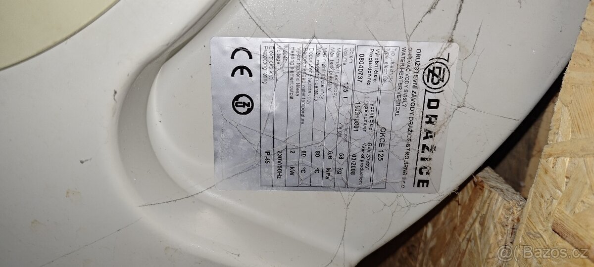 Bojler Dražice OKCE 125 - 2