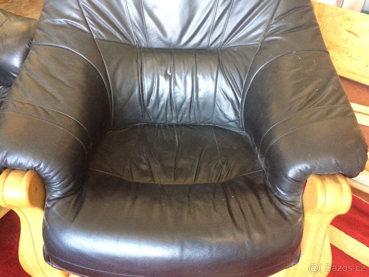 kožená sedací souprava - 2