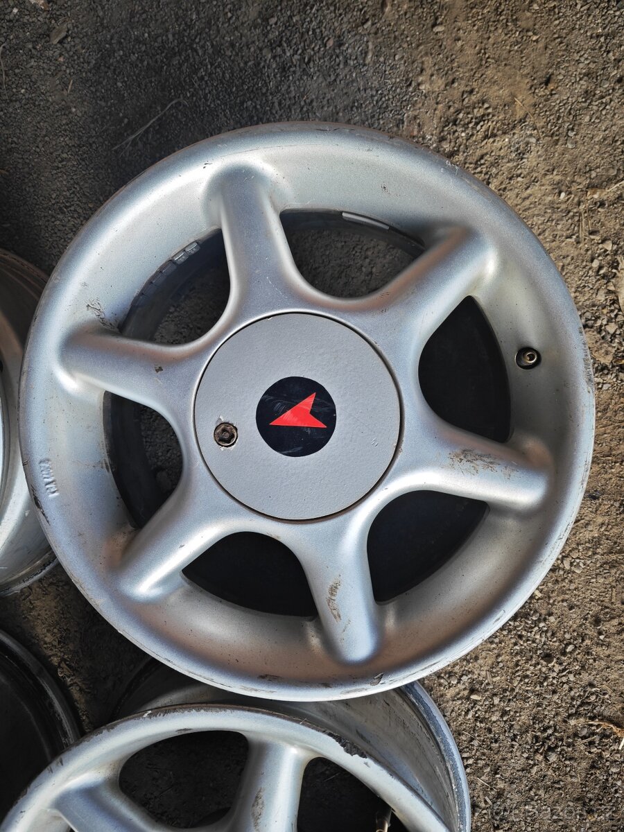 Prodám sadu Alu 7Jx15H2 ET18 rozteč 4x108 - 2