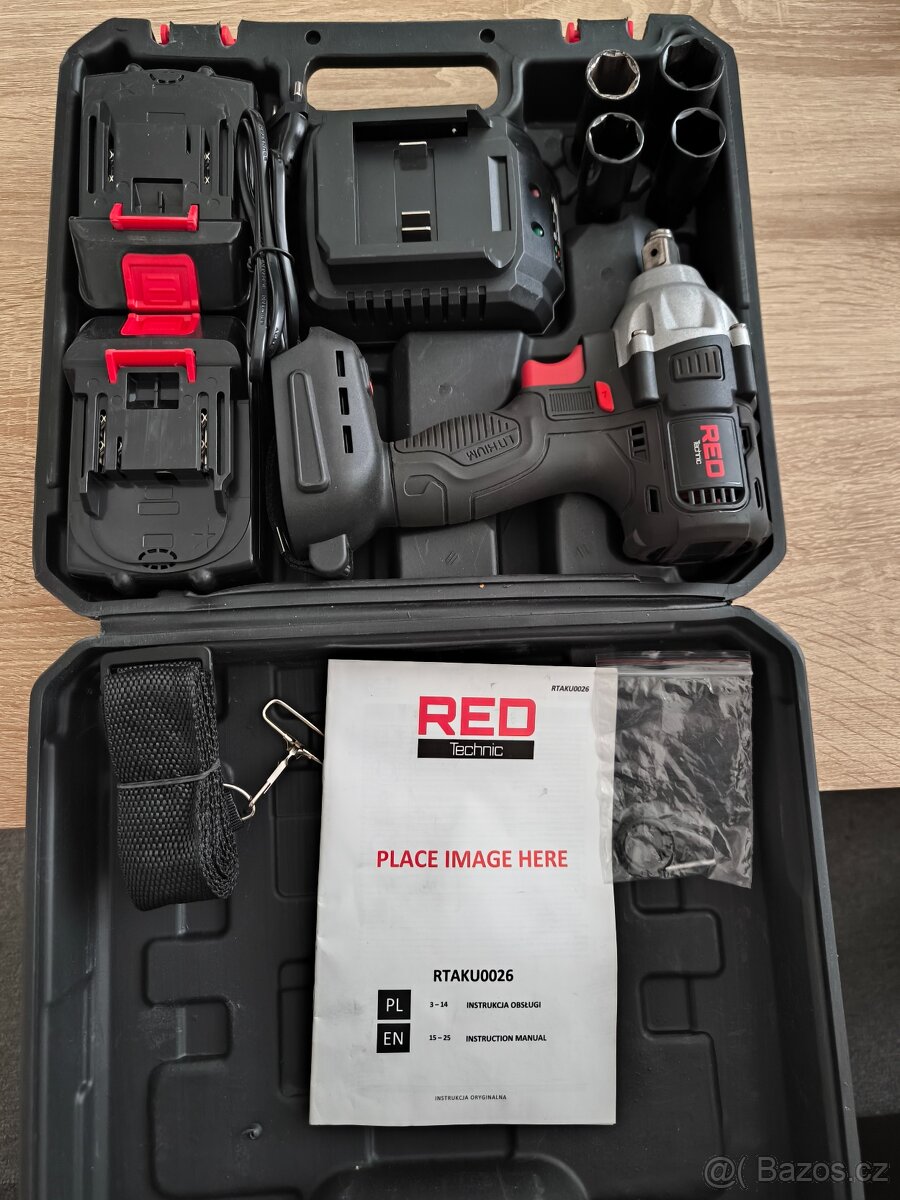 Aku rázový utahovák RED - 2