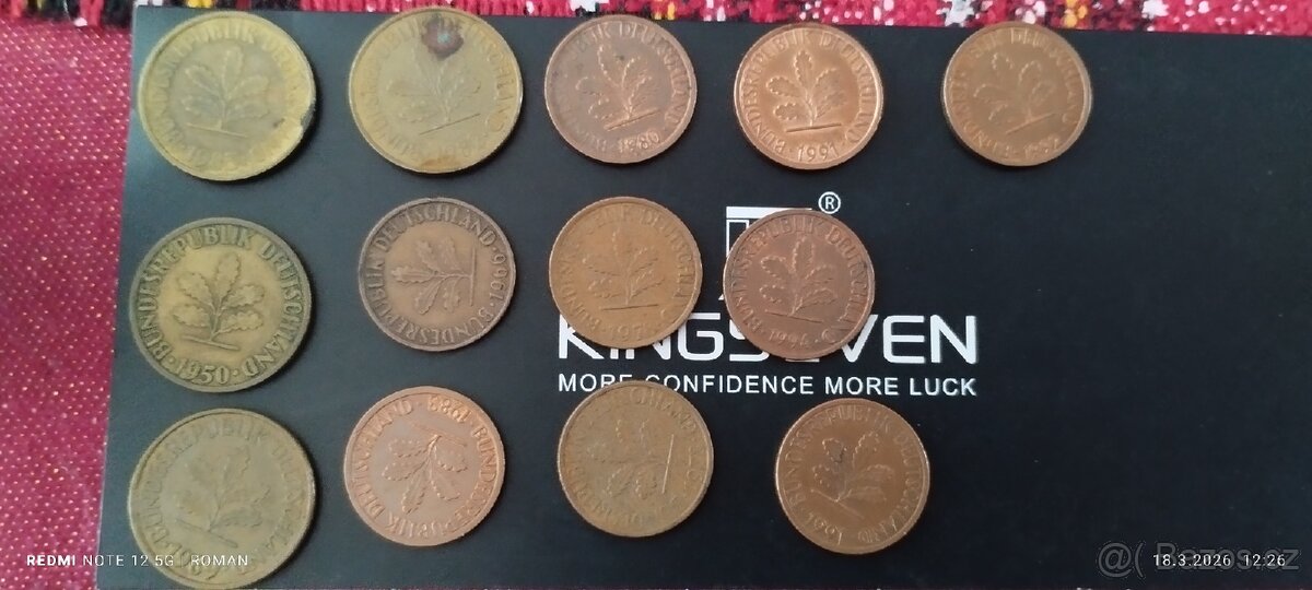 Různé mince plakety - 2