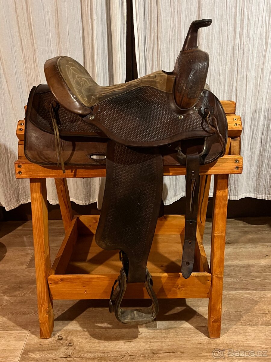 westernové sedlo - 2