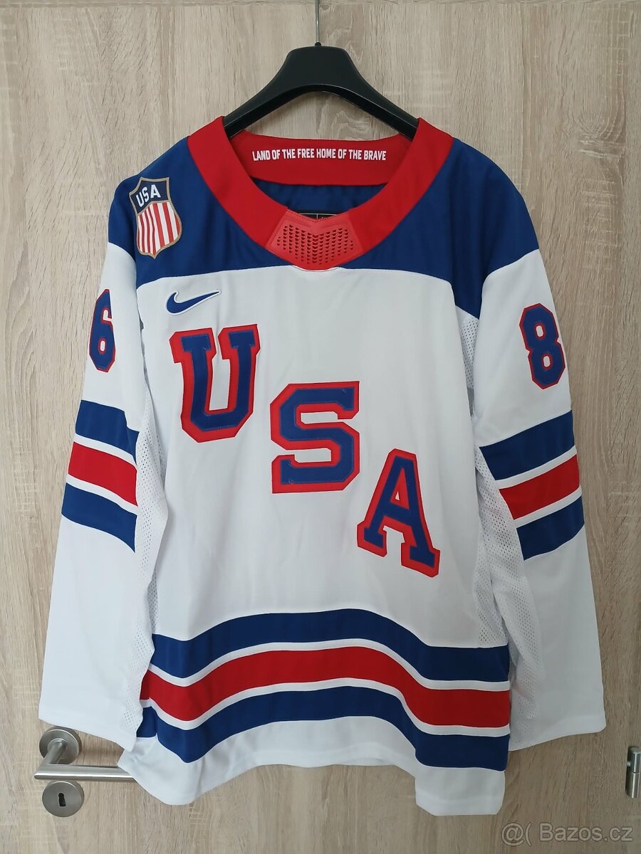 Hokejový dres USA Jack Hughes - 2
