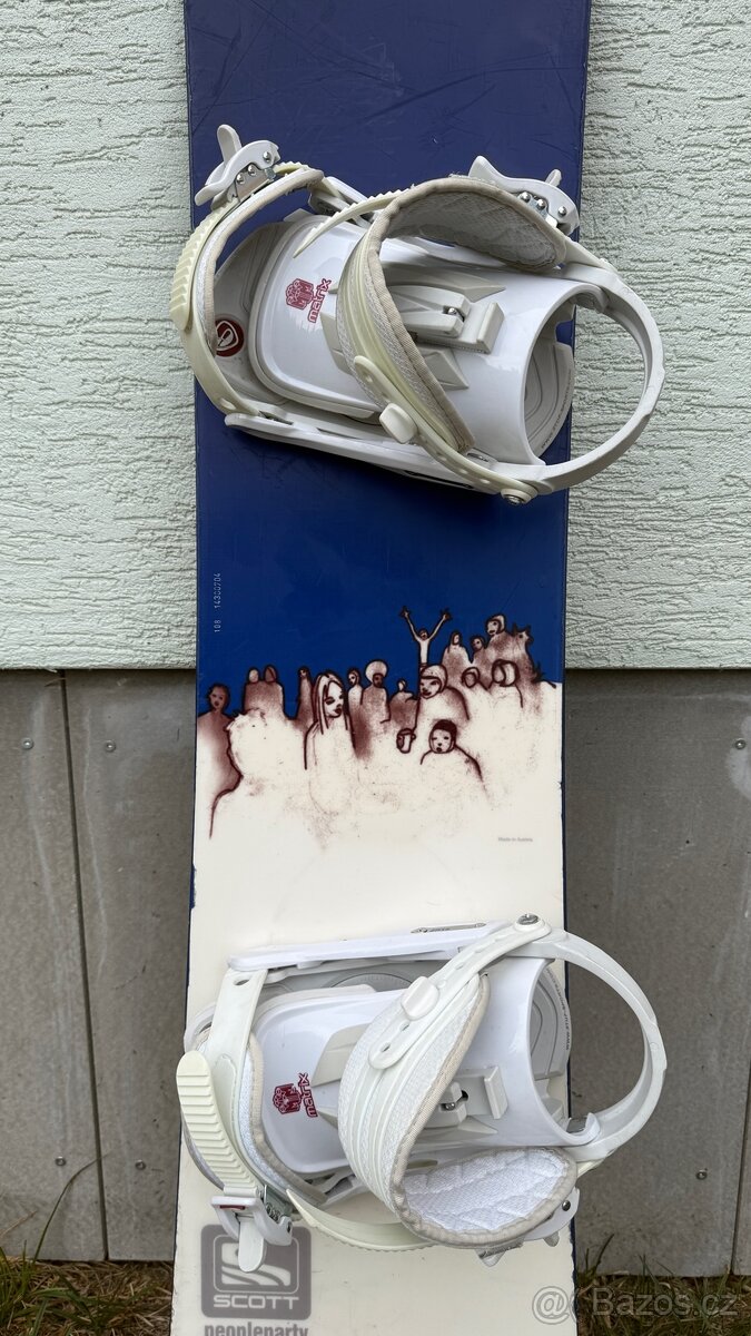 Snowboard Scott 142cm s vázáním Matrix - 2