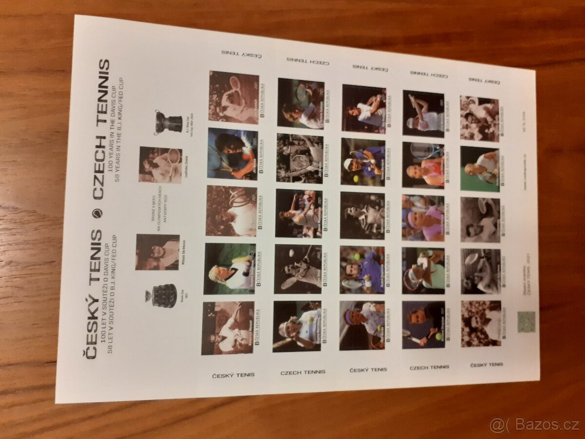 Poštovní známky - tenis - 2