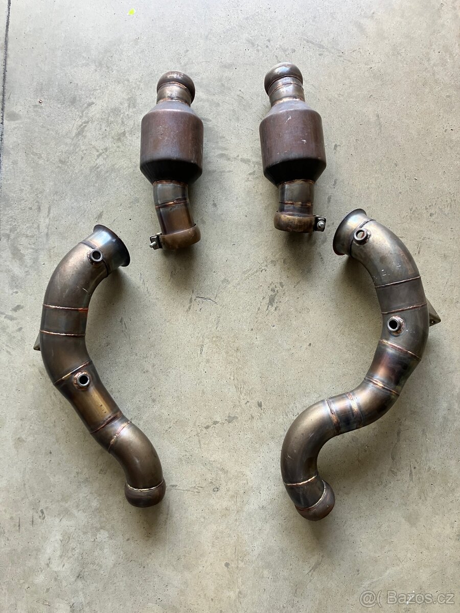 Downpipe Mercedes S63 amg 450kw / výfukové svody - 2