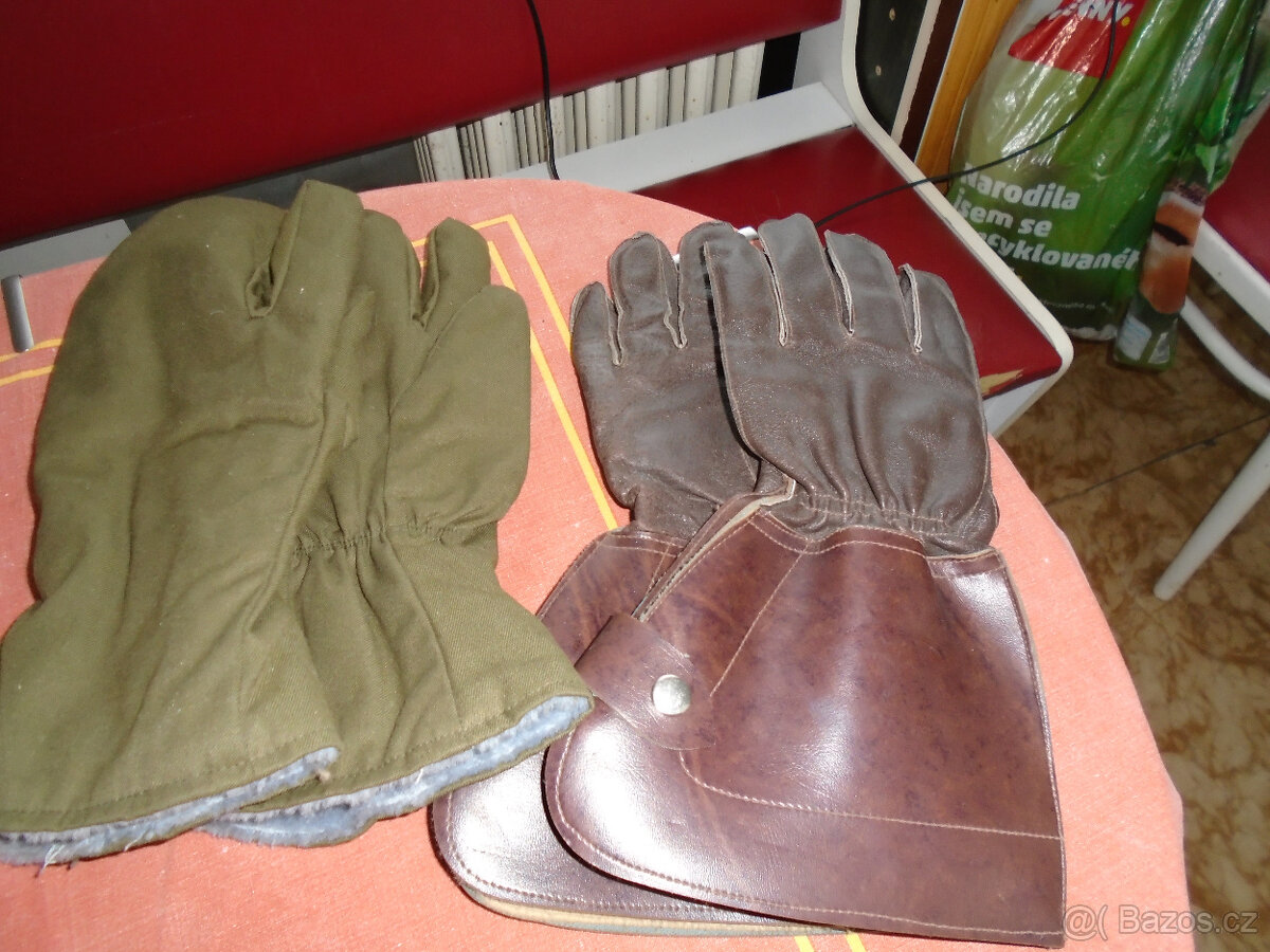 Prodám nové retro motorukavice,ochranné rukavice,bundu - 2