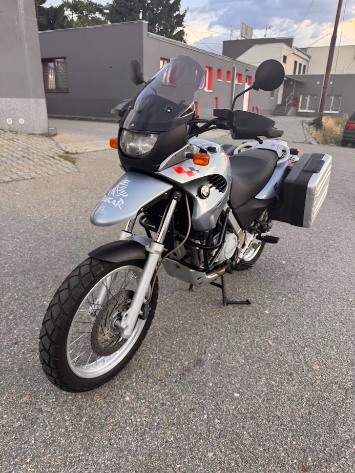 2001 BMW GS 650 F naj. 56500 km, po servisu - 2
