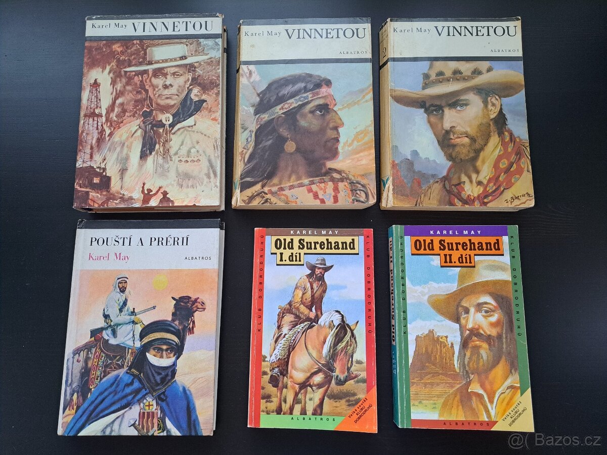 Karel May - Albatros, Mladé letá, Levné knihy a další - 2