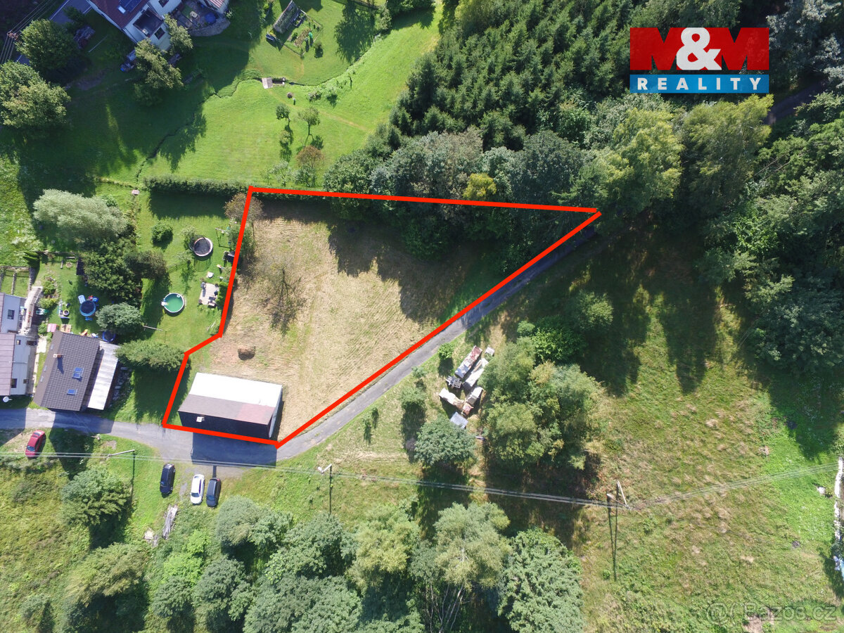 Prodej pozemku k bydlení, 1.674 m2, Tanvald, Žďár, - 2