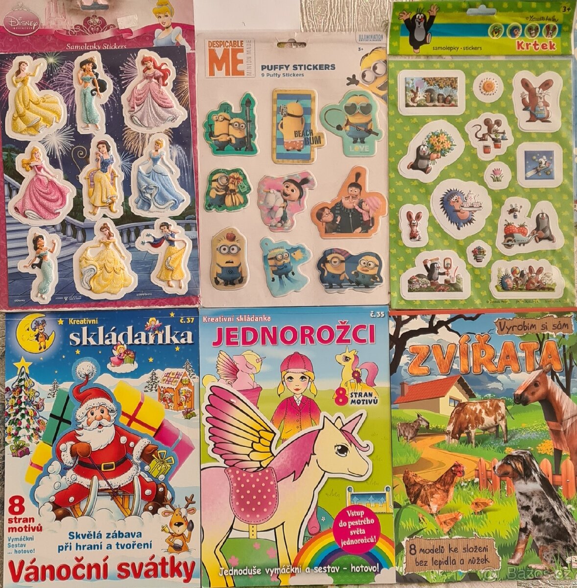 Dětské a kreativní knihy a samolepky - 2