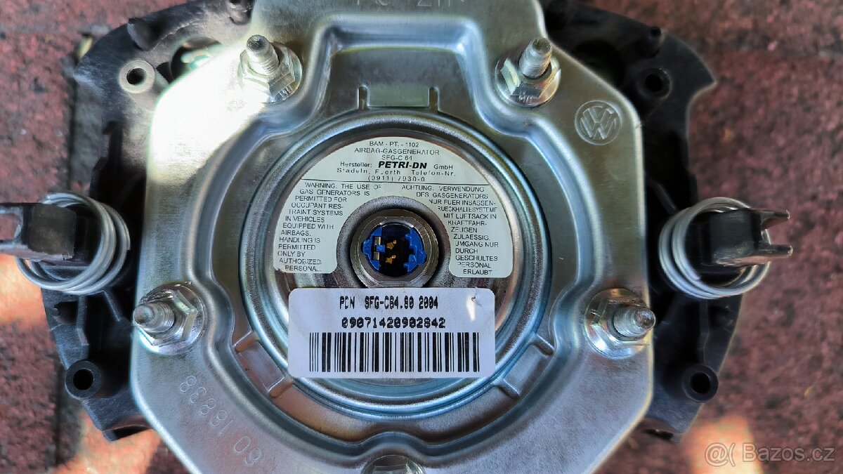 Airbag řidiče Touran 1t1 2004 - 2