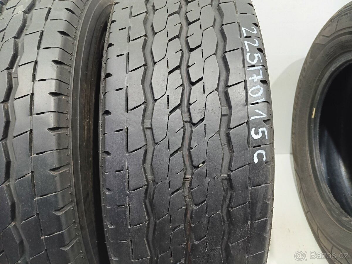2ks letní pneu 225/70/15C Firestone - 2