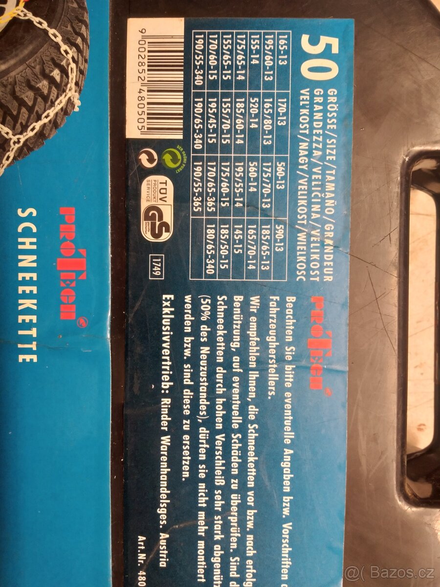 Sněhové řetězy velikost 50 - 2