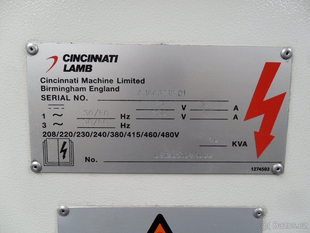 Cincinnati MAG CFV1300i 3-osá CNC fréza - 2